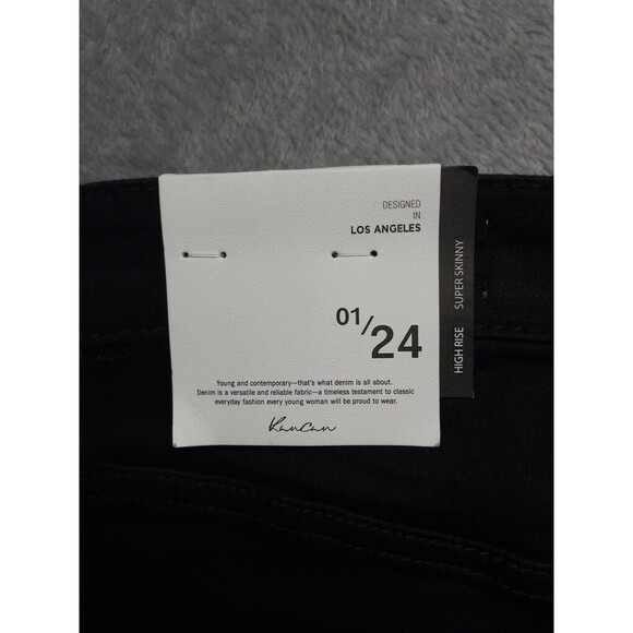 Kancan High Rise Super Skinny Jeans Women's Size 01/24 - Picture 10 of 13